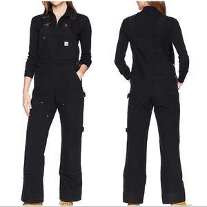 carhartt weathered duck wildwood bib overalls